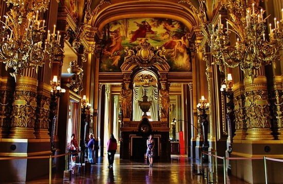 Interno dell’Opéra Garnier